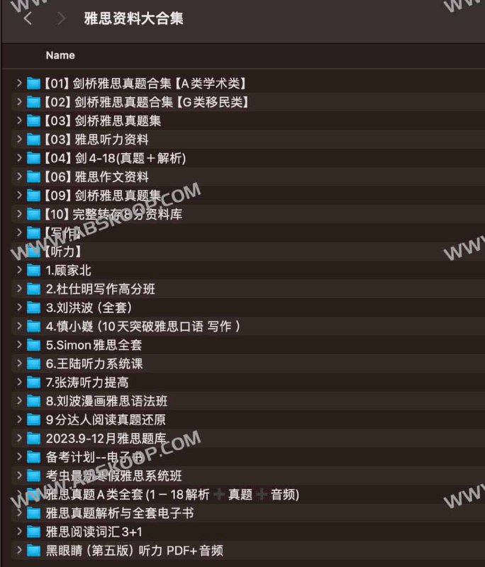 📚名称：《02剑桥雅思真题合集G类移民类资料》⭐亮点：精选真题助力G类移民考生，全面覆盖考试题型，高效备考必备资料🏷️标签：#雅思备考 #剑桥雅思真题 #G类移民 #真题资料 📅更新日期：2025-05-18 05:31:49🔗链接：
