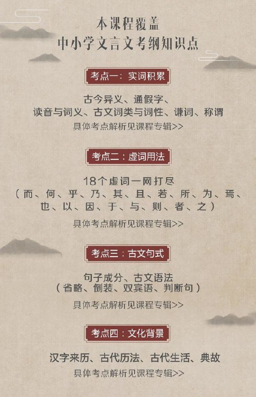 📚名称：《平说古文：中小学文言文精讲 音频课264个》⭐亮点：深入浅出讲解文言文，264课覆盖中小学重点篇目，让孩子轻松掌握古文精髓