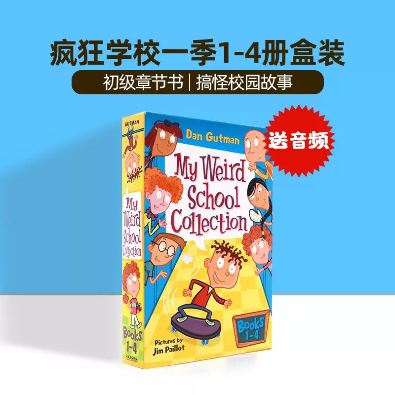名称：《英文原版章节书疯狂学校  》亮点：幽默搞笑的故事，让孩子爱上阅读，轻松提升英语能力标签：#儿童英语 #疯狂学校 #原版阅读更新日期：2025-06-17 04:02:17链接：