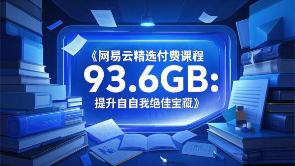 名称：《网易云精选付费课程【93.6GB】 》简介：网易云精选付费课程【93.6GB】汇集了多领域的知识，帮助你在生活与职业中找到更多的可能性