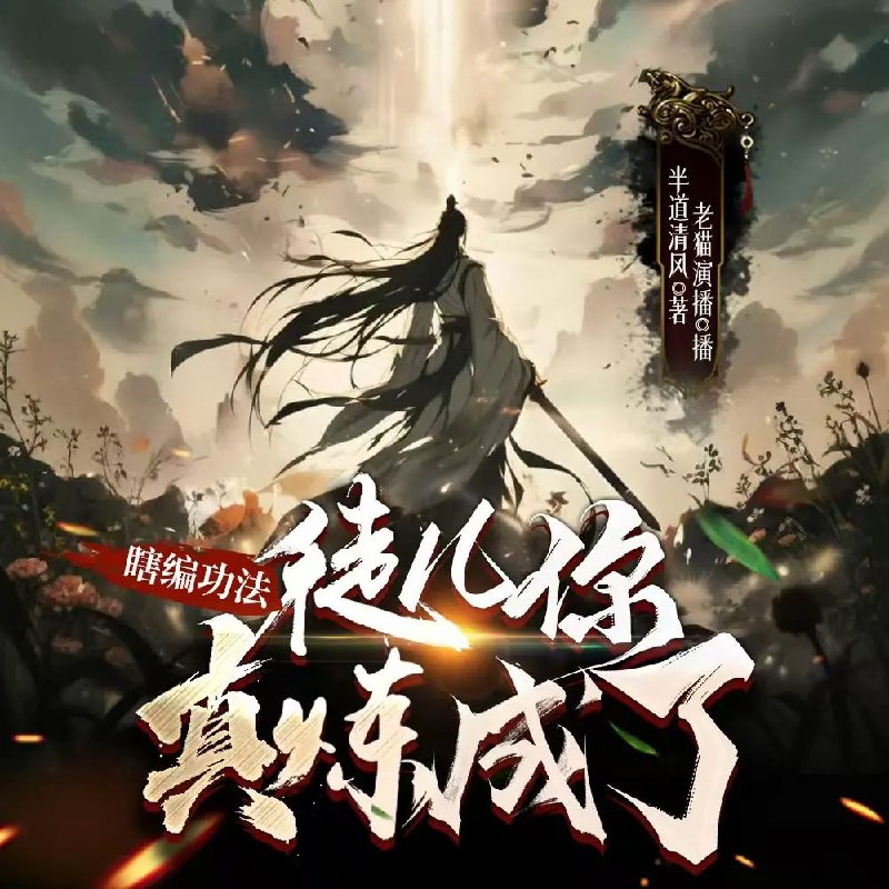 名称：多人有声剧《瞎编功法，徒儿你真练成了？》主播：老猫 1738集完描述：李玄穿越了，无系统、无外挂，只能暂时苟在小山村里，结果某天，被人误以为是隐世高人，对方非要拜师不可