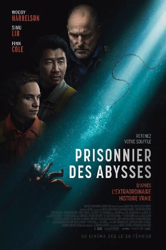 名称：一息尚存 / Last Breath (2025)描述：英国/美国传记冒险片，由亚历克斯·帕金森执导，伍迪·哈里森、西姆·刘、杰曼·翰苏主演