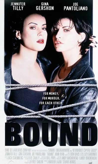 名称：惊世狂花 Bound (1996) PROPER.1080p.  超清 中字 7.9G  描述：　　薇拉（珍妮佛•提莉 Jennifer Tilly 饰）是黑道中人的老婆，阴暗的生活令她非常厌倦