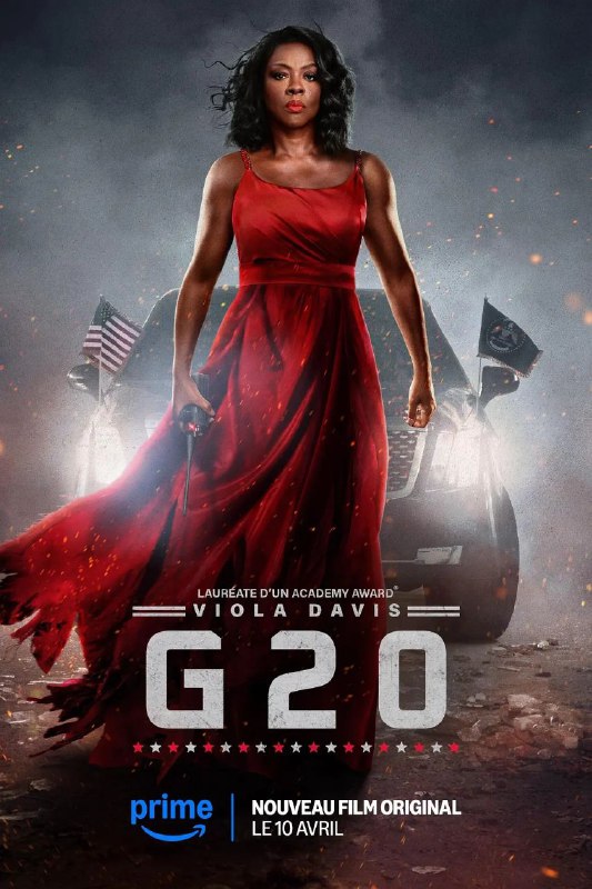名称：G20峰会 [中字][超清][2025][美国]描述：影片虚构的G20峰会被恐怖分子破坏，戴维斯饰演的美国总统泰勒·萨顿，必须倾尽治国之道和军事经验来保护她的家人、她的同僚领袖，当然还有整个世界