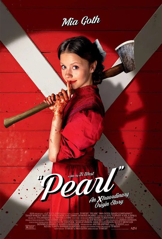 名称：珀尔 Pearl (2022).HD1080P [附前传X]描述：电影为《X》的前传，讲述了邪恶的老太太珀尔（米娅·高斯 Mia Goth 饰）年轻时的故事