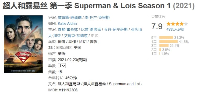 #夸克云盘联合投稿#夸克云盘发布频道资源名称：超人和露易丝 第一季 Superman & Lois Season 1 (2021)描述：CW出品的一部超英剧，主要讲述的是超人和露易丝结婚后，一边打怪兽一边育娃的家庭故事