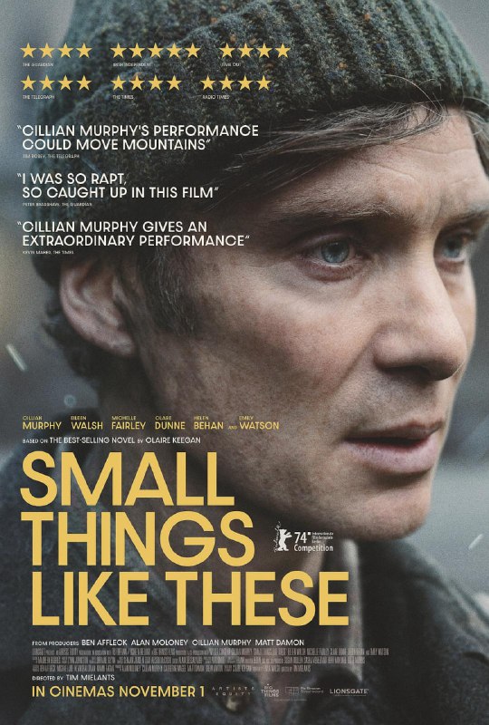 名称：像这样的小事 Small Things Like These (2024) 1080p中英双语描述： 影片改编自爱尔兰作家克莱尔·吉根的同名小说