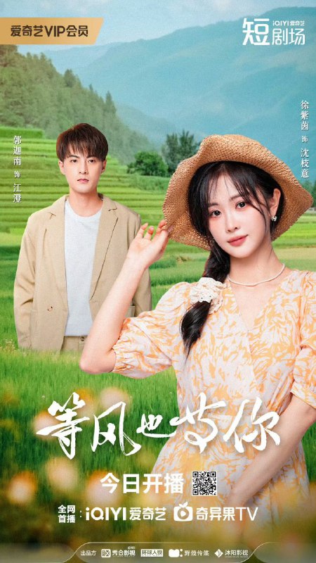 名称：等风也等你(2025)【4K 更新22】【国语中字】描述：毕业后的沈枝意在家乡岭南村开了一家民宿