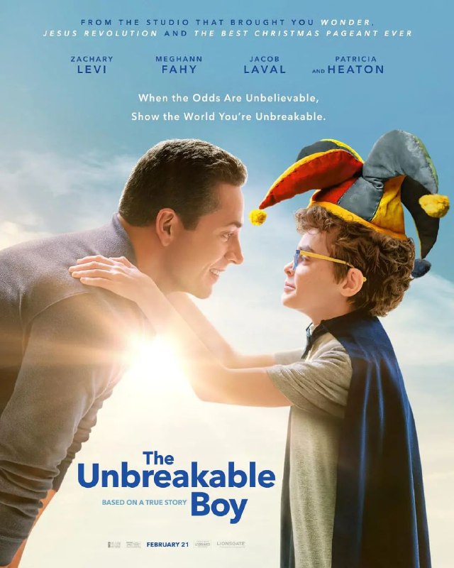名称：坚不可摧的男孩 The Unbreakable Boy (2025) 【.1080P】【内嵌中英字幕】【剧情/励志】描述：　　扎克瑞·莱维将主演励志题材新片[坚不可摧的男孩](The Unbreakable Boy，暂译)