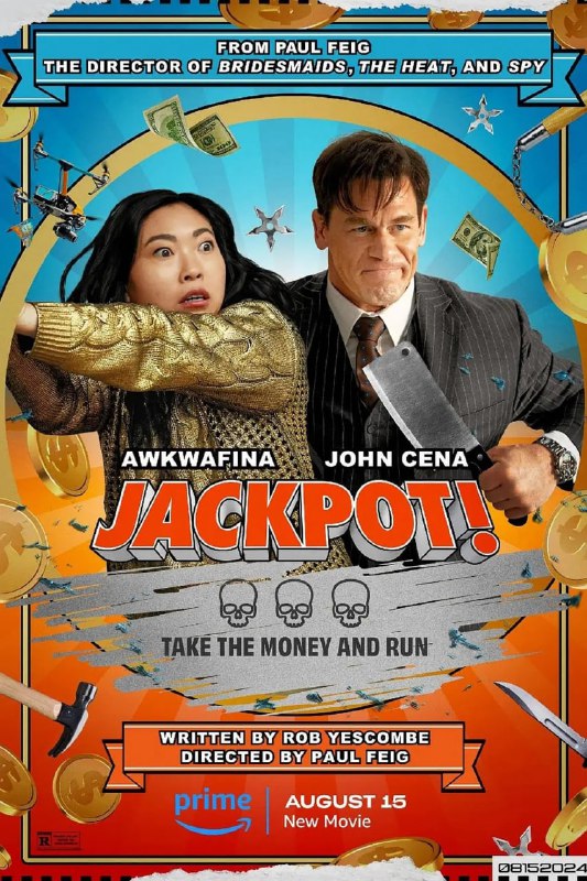 名称：死亡大乐透 Jackpot! (2024)【Amazon版本 4K/HDR 内封简繁英多国字幕 约翰·塞纳/奥卡菲娜/刘思慕】描述：设定在不久的将来，经济上面临挑战的加利福尼亚州创立了一项大乐透玩法：你需要在日落前杀死赢家，才能合法领取他们的奖赏