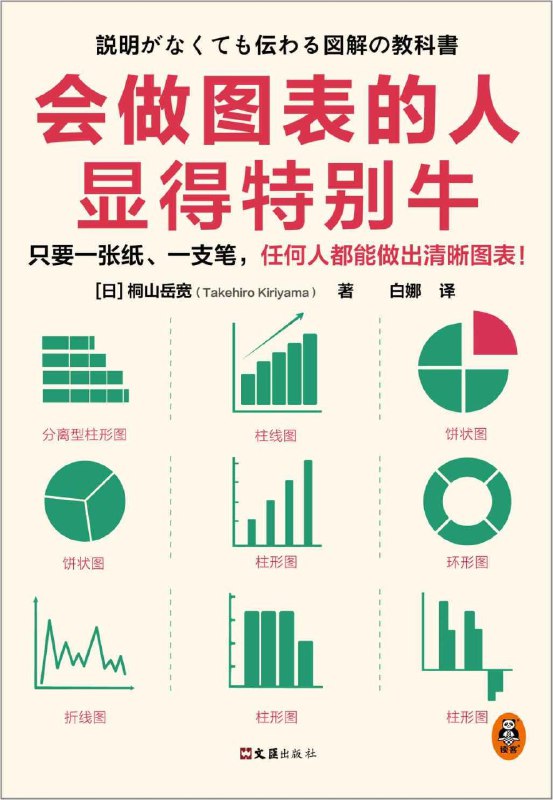 名称：《会做图表的人显得特别牛》做出好图表[epub]描述：无论是工作汇报、网站宣传，还是平面设计、数据分析，任何工作都适用！链接：