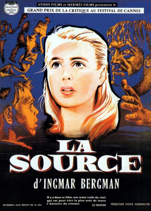 名称：[处女泉][1960][中文字幕][1080P蓝光][9.9G]描述：英格玛・伯格曼的宗教寓言，农场主卡尔(马克斯・冯・叙多夫 饰)为女儿卡琳(Birgitta Pettersson 饰)向圣母许愿，却在其献祭途中遭牧羊人轮奸杀害