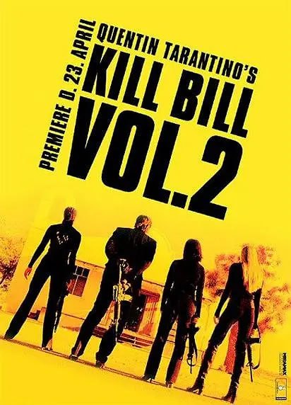 名称：杀死比尔2 Kill Bill: Vol. 2 (2004)描述：“黑蛇”（乌玛•瑟曼 Uma Thurman 饰）继续上一集未完的复仇之旅