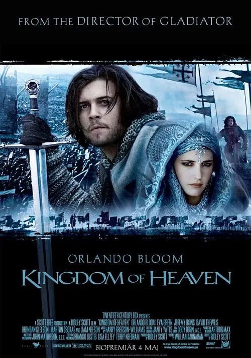 名称：天国王朝 Kingdom of Heaven (2005)描述：《天国王朝》大部分角色基于历史人物而改编，哥伦比亚大学的Hamid Dabashi教授为该片的首席学术顾问