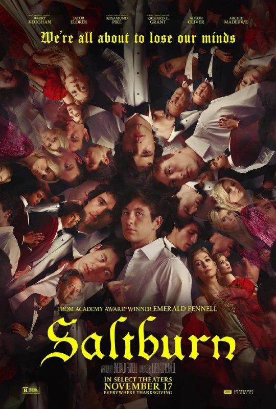 资源标题：萨特本 Saltburn (2023) 4KHDR高码资源描述：讲述关于特权和欲望的邪恶故事：奥利弗（巴里·基奥恩 Barry Keoghan 饰）努力在牛津大学里寻找自己的位置，他被魅力迷人贵族气派的菲利克斯（雅各布·艾洛蒂 Jacob Elordi 饰）所吸引，后者邀请他去到自家庞大的萨特本庄园，度过一个永生难忘的夏天