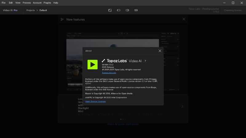 名称：Topaz Video AI(视频增强软件) v7.0.2. 电脑版 编辑工具描述：Topaz Video AI破解版，是一款利用人工智能技术来修复和提升视频质量的软件