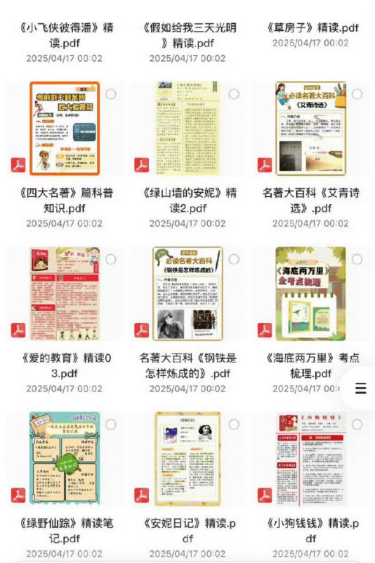 名称：《100部名著精读笔记》  描述：包含《百年孤独》魔幻意象解析、《红楼梦》人物关系图谱、《傲慢与偏见》婚恋观PPT等