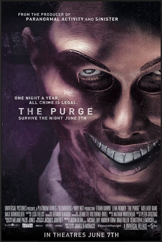 名称：人类清除计划 The Purge 2160p remux (2013) 54.59GB 中文字幕 已刮削描述：近未来的美国，全国失业率仅为1%，犯罪率则创下史上最低纪录，暴力几乎消失无踪