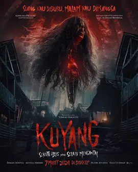 🎬 名称： 半身鬼 / Kuyang (2024)📝 描述： 一位名叫比莫（Dimas Aditya 饰）的公务员候选人被分配到婆罗洲岛上的一个偏远村庄，并带上了他怀孕的妻子斯里亚吞（Alyssa Abidin 饰）