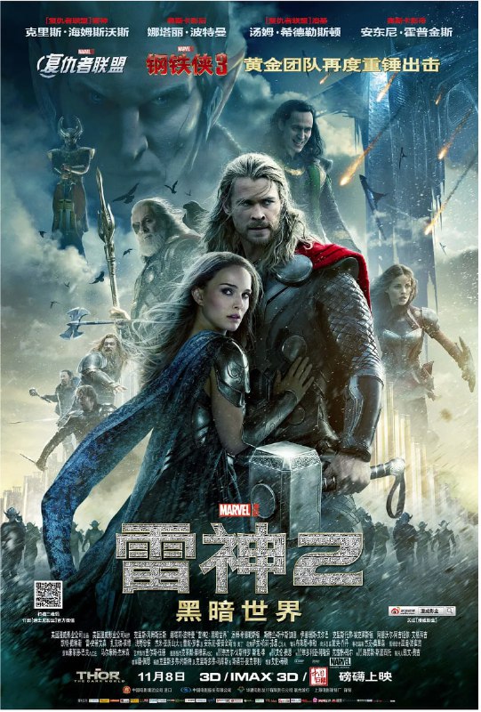 名称：雷神 Thor 1-4部合集  4K蓝光原盘REMUX 201G .描述：勇敢善战雷神托尔（克里斯•海姆斯沃斯 Chris Hemsworth 饰），作为永恒境界阿斯加德的王位继承人，受人敬仰