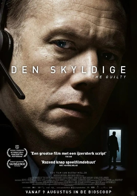 名称：罪人 Den skyldige (2018)描述：前警官Asger Holm接到一通电话，来自一个被绑架的女人，当电话突然挂断后，搜寻那位女性的行动正式展开