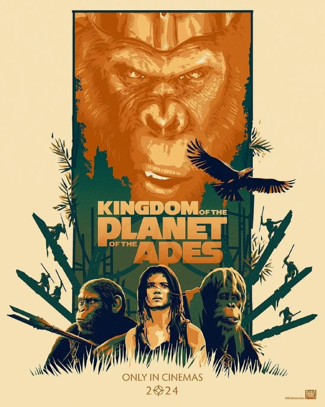 名称：猩球崛起：新世界 Kingdom of the Planet of the Apes【Amazon版本 4K 内封简繁英字幕】描述：故事设定在“猿流感”病毒蔓延全球的背景下，人类几近毁灭，而进化为高级智慧生物的猿类一跃成为食物链顶端的王者