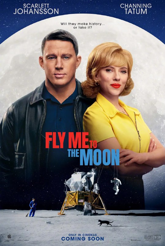 名称：登月大计划 Fly Me To The Moon (2024)  【简繁英字幕】描述：举世闻名的阿波罗计划究竟是壮举还是骗局？为完成人类首次登月任务，发射中心负责人柯尔（查宁·塔图姆 Channing Tatum 饰）带领团队不断处理登月火箭出现的各种问题