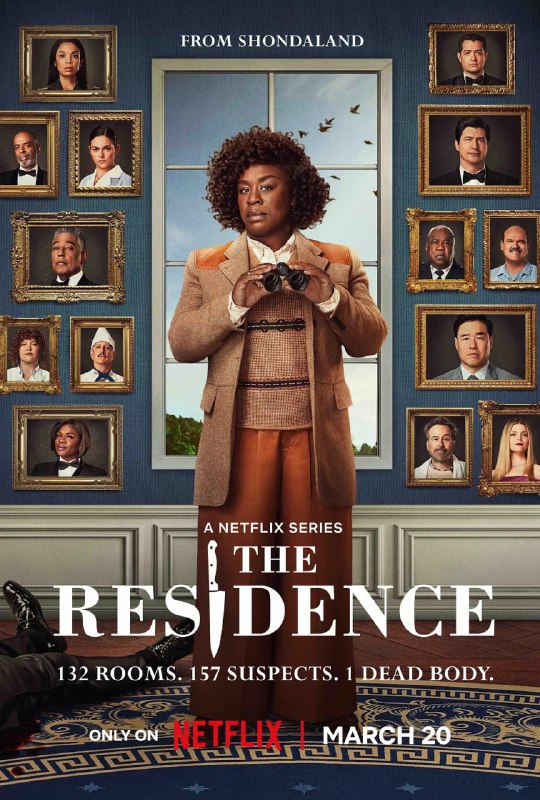 名称：白宫杀人事件 The Residence (2025) 【全8集】【1080P】【内嵌中英字幕】【悬疑/动作/美剧】远鉴字幕组压制描述：132间房间，157名嫌疑人，1具尸体，1位极古怪侦探，1场灾难级国宴