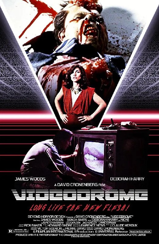 名称：录影带谋杀案 Videodrome (1983) 1080P 英语中字描述：录影带谋杀案 Videodrome(1983)马克思（James Woods 饰）是一家小型电视台的台长，为提高收视率，马克思四处搜罗带有色情或暴力内容的剧集