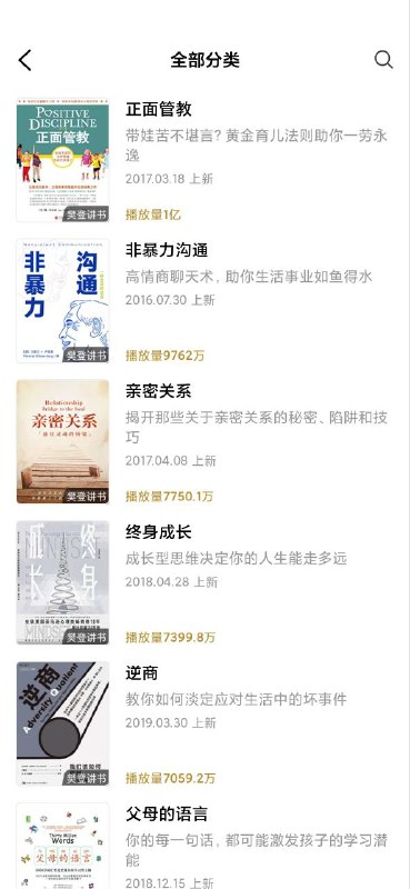 名称：樊登读书 Top 50播放量书籍电子书 epub 和 PDF（合集）描述：这50本樊登读书会热门书籍是一场思想的盛宴，涵盖了从个人成长到商业智慧的广泛主题