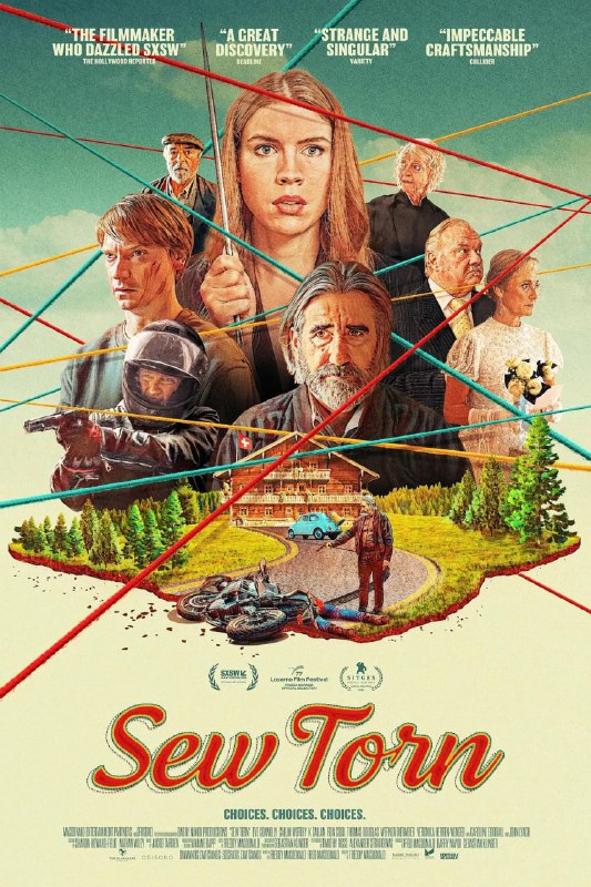名称：裁缝的抉择 Sew Torn (2024) 1080P描述：一名女裁缝在从毒品交易中偷了个公文包后，陷入了自己的困境