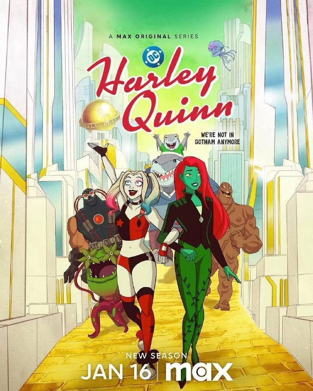 名称：哈莉·奎茵 第五季 Harley Quinn Season 5(2025)[更至8／10集] [内嵌简英][附前4季]描述：Max续订成人动画剧《哈莉·奎茵》第五季