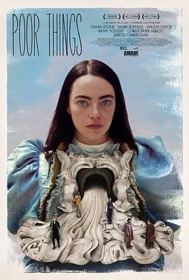 名称：可怜的东西 / Poor Things (2023)描述：英国/美国科幻浪漫片，由欧格斯·兰斯莫斯执导，艾玛·斯通、马克·鲁法洛主演
