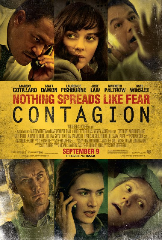 名称：传染病 Contagion (2011)描述：影片讲述了一种新型致命病毒在几天之内席卷全球的故事