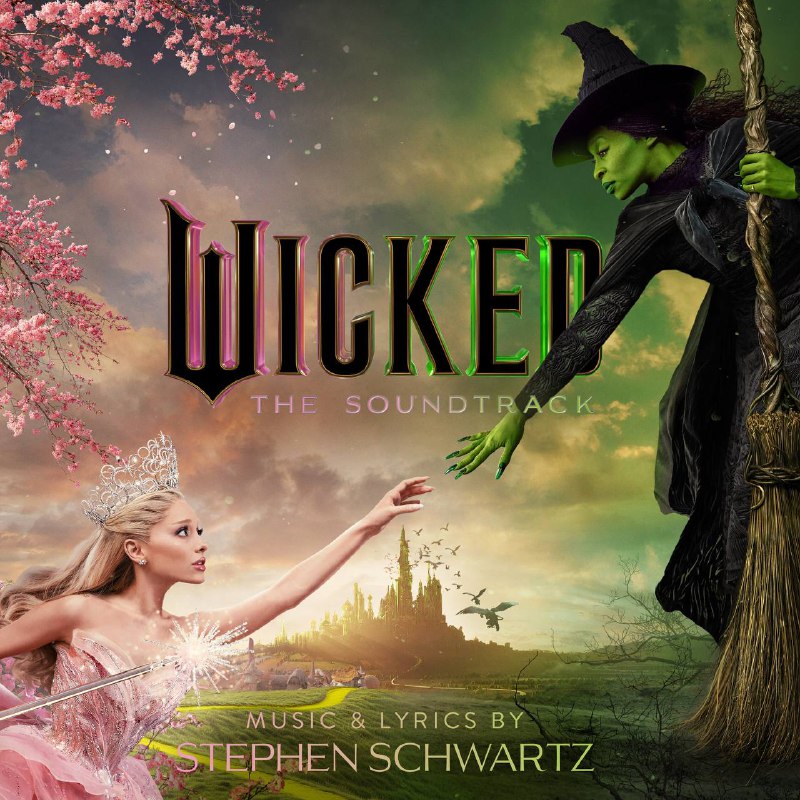 名称：Wicked Movie Cast, Cynthia Erivo & Ariana Grande - Wicked_ The Soundtrack 2024 - ALAC描述：经典音乐剧登上电影大银幕，Ariana Grande与 Cynthia Erivo 领衔主演