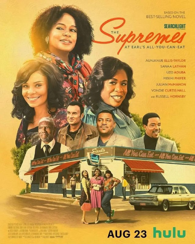 名称：厄尔自助餐厅的女子天团 The Supremes at Earl's All-You-Can-Eat (2024)描述：本片改编自Edward Kelsey Moore于2013年出版的小说，曾凭借《受诅咒的密西西比》问鼎芝加哥国际电影节的Tina Mabry担任导演，至于《达荷美女战士》和《永生守卫》的Gina Prince-Bythewood则会负责剧本