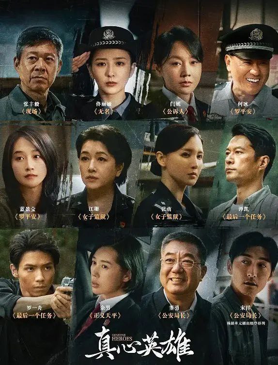 名称：真心英雄 (2025) / Genuine Heroes 4K 更新EP12描述：该剧是在中央政法委重点指导下， 以公安、 检察、法院、司法、国安五大政法单位中8组英雄人物为故事原型的政法题材剧