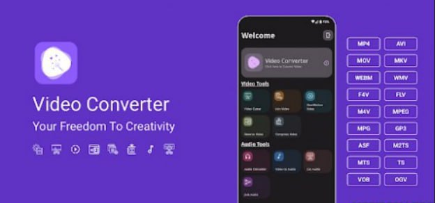 名称：Video Converter - 视频转换器 v0.2.60描述：Video Converter 是一款功能强大的视频转换器，适用于 android 的视频压缩器，视频修剪器，mp3 转换器，视频大小缩减器视频合并等