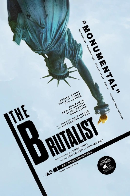 名称：粗野派 The Brutalist 1080P 中英字幕描述：十项奥斯卡奖 提名故事围绕匈牙利出生的犹太建筑师拉斯洛·托斯与妻子埃尔兹贝特展开