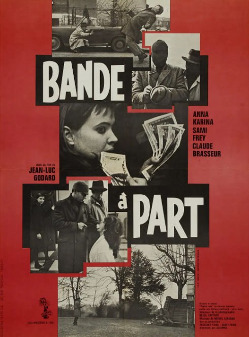 名称：[法外之徒][1964][外挂双语字幕][1080P蓝光][4G]描述：让 - 吕克・戈达尔执导，影片充满了戈达尔独特的风格，讲述了三个年轻人在巴黎的冒险故事，他们试图打破常规，追求自由和刺激，在犯罪与情感之间徘徊