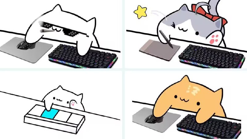 #夸克云盘联合投稿#夸克云盘发布频道资源名称：Bongo Cat Mver - 一只可以模仿你操作的桌面猫咪（可自定义）描述：一款用于装饰直播/视频/桌面的工具，它能根据鼠标、键盘、手柄操作做出相应的动作，它具有高度的可定制性链接: 