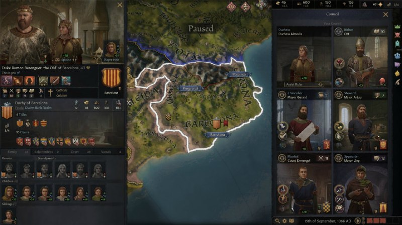 名称：王国风云3/十字军之王3/全DLC+修改器/Crusader Kings III描述：《十字军之王3》是由Paradox制作发行的一款策略游戏