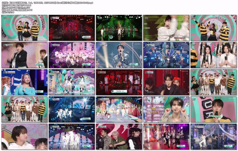 名称：【1080P 无字幕 ILLIT/BoA/THE BOYZ/NCT DREAM】Show!音乐中心 第848期 (2024-03-30)描述：【1080P 无字幕 ILLIT/BoA/THE BOYZ/NCT DREAM】Show!音乐中心 第848期 (2024-03-30)链接：