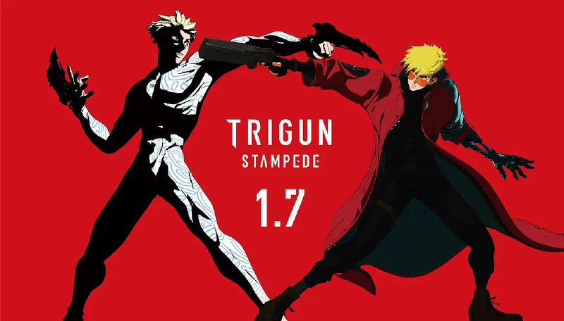 名称：【动漫】枪神 史丹比特 TRIGUN STAMPEDE (2023)描述：故事从老鸟记者罗伯特、菜鸟记者梅丽鲁·斯菲与威席·史丹比特相遇并同行展开冒险的故事开始说起，尽管威席脸上总是挂着轻浮的微笑，但是在微笑的背后，威席努力隐藏着内心巨大的伤痛，随着故事一点一点的解开，秘密也将逐渐展现在观众面前