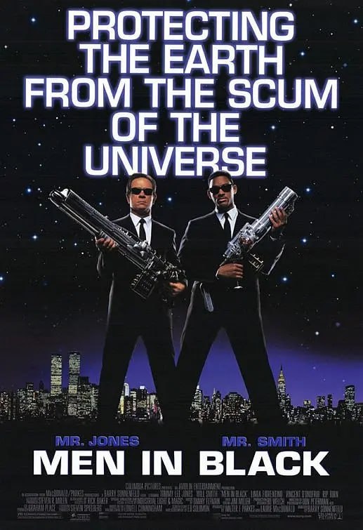 名称：黑衣人 Men in Black (1997)【UHD.BluRay.2160p.TrueHD.Atmos.7.1.DV.HDR.HEVC.REMUX 内封简繁英多国字幕 威尔·史密斯】描述：地球并不只是人类的天下，其实有1500名外星人生活中我们当中，而星际移民局则处理和外星人相关的事情