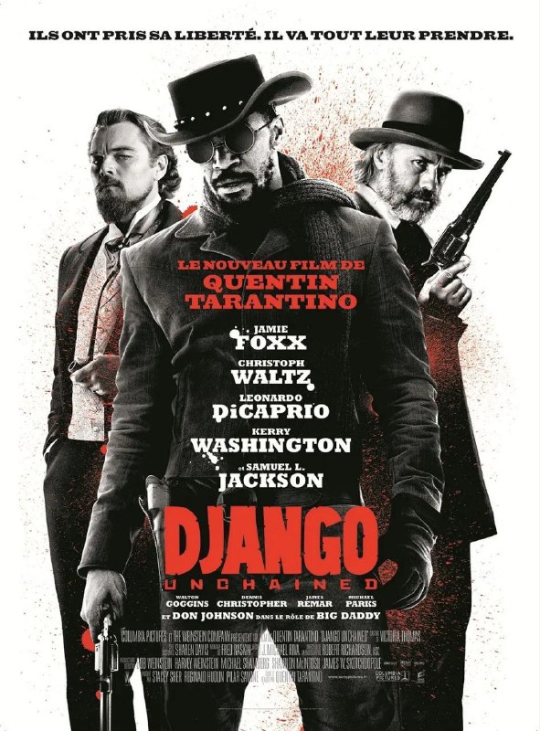 名称：被解救的姜戈 Django Unchained(2012) 原盘 特效字幕描述：1858年，美国南北战争前两年