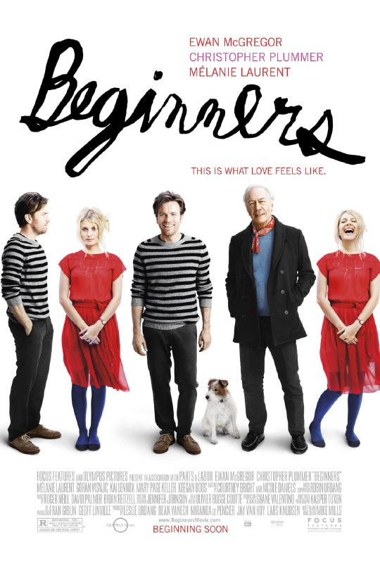 名称：初学者 Beginners (2010)描述：父亲（克里斯托弗•普卢默 Christopher Plummer 饰）的离世给奥利弗（伊万•麦克格雷格 Ewan McGregor 饰）造成了很深的影响