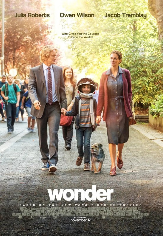 名称：【Friday版本 1080P 英语中字 茱莉亚罗伯茨】奇迹男孩 Wonder (2017)描述：豆瓣评分8.6分