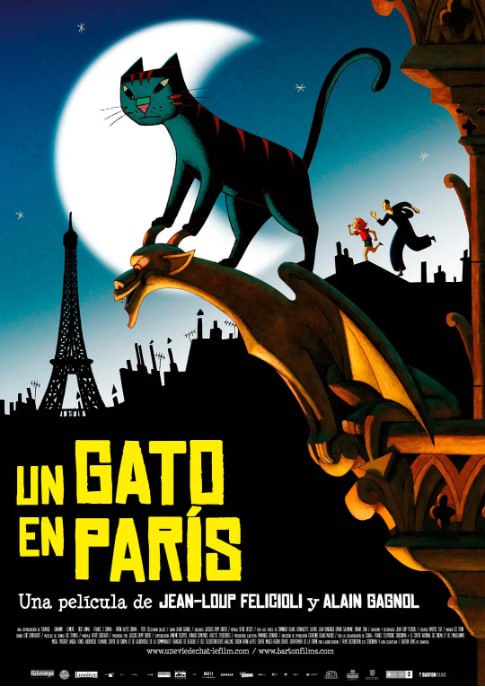名称：[猫在巴黎][2010][外挂中字][1080P][4.4G]描述：小猫蒂诺白天陪伴孤独的小女孩佐伊，夜晚则跟随侦探展开冒险
