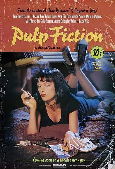 名称：[低俗小说][1994][外挂双语字幕][4K HDR][34.2G]描述：昆汀・塔伦蒂诺的非线性叙事经典，由 “文森特和马沙的妻子”“金表”“邦妮的处境” 三个故事交织而成